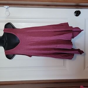 NWT Torrid Vintage Slub Jersey V-Neck Handkerchief Hem Swing Tank 0 / 12 / Large